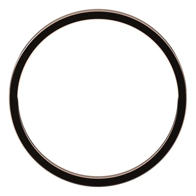 18K Rose Gold Flat Ultra-Light Wedding Band, 1.5 mm Wide