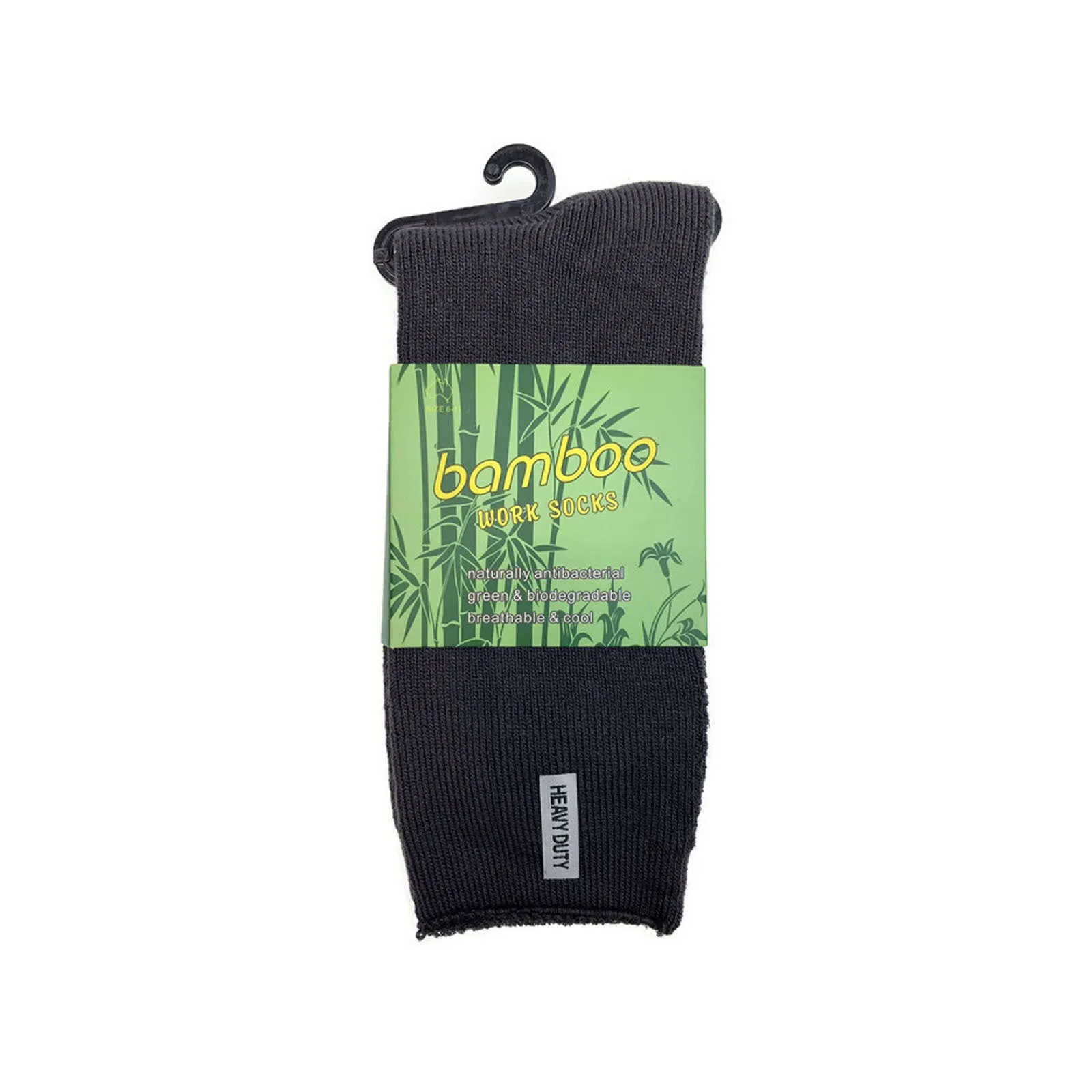 6 Pairs PREMIUM BAMBOO SOCKS Mens Heavy Duty Thick Work Socks Cushion BULK