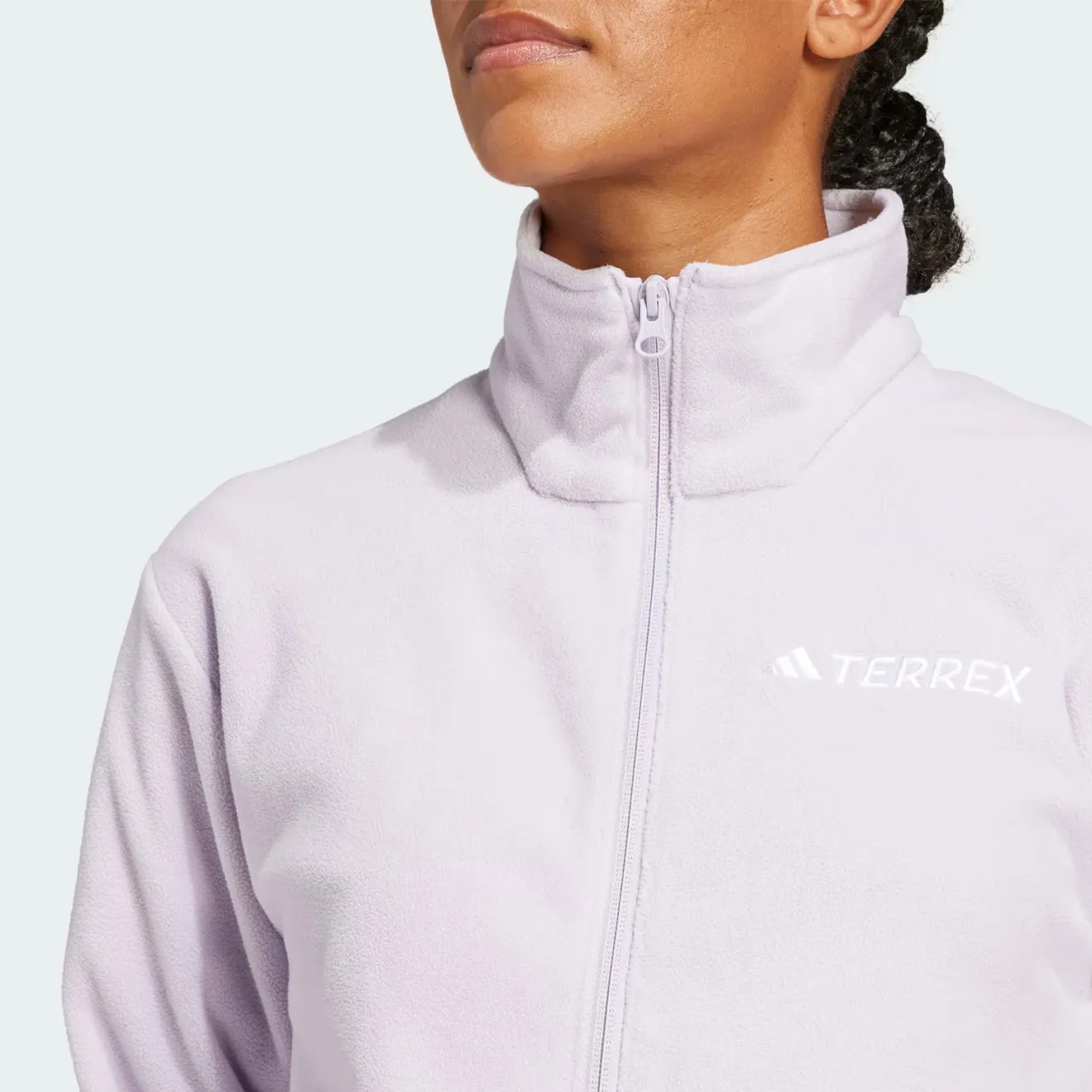 Adidas Terrex Womens Multi Essentials Full-Zip Fleece Jacket Sildaw