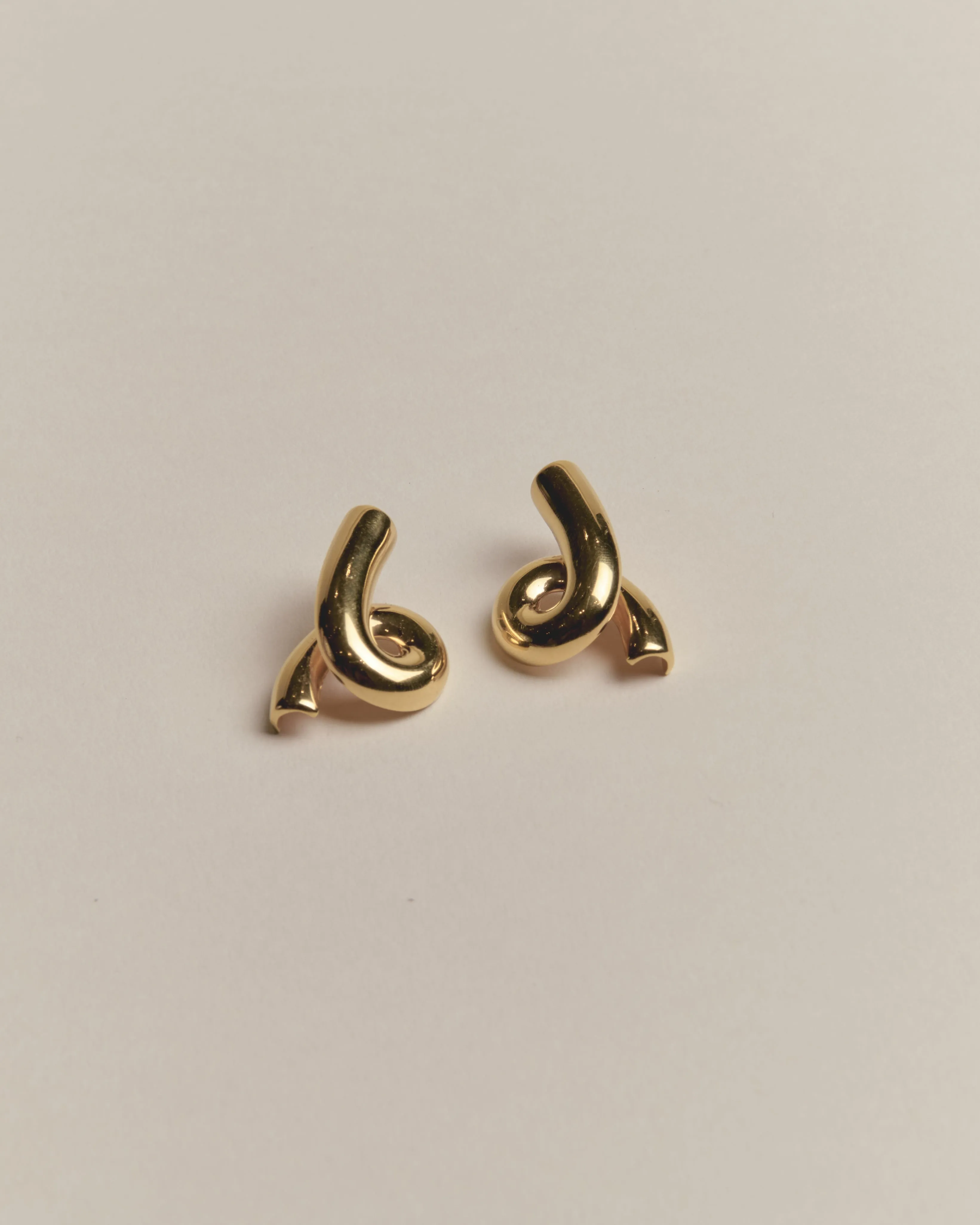 Aubrey Swirl Earrings 14K Recycled Gold Vermeil
