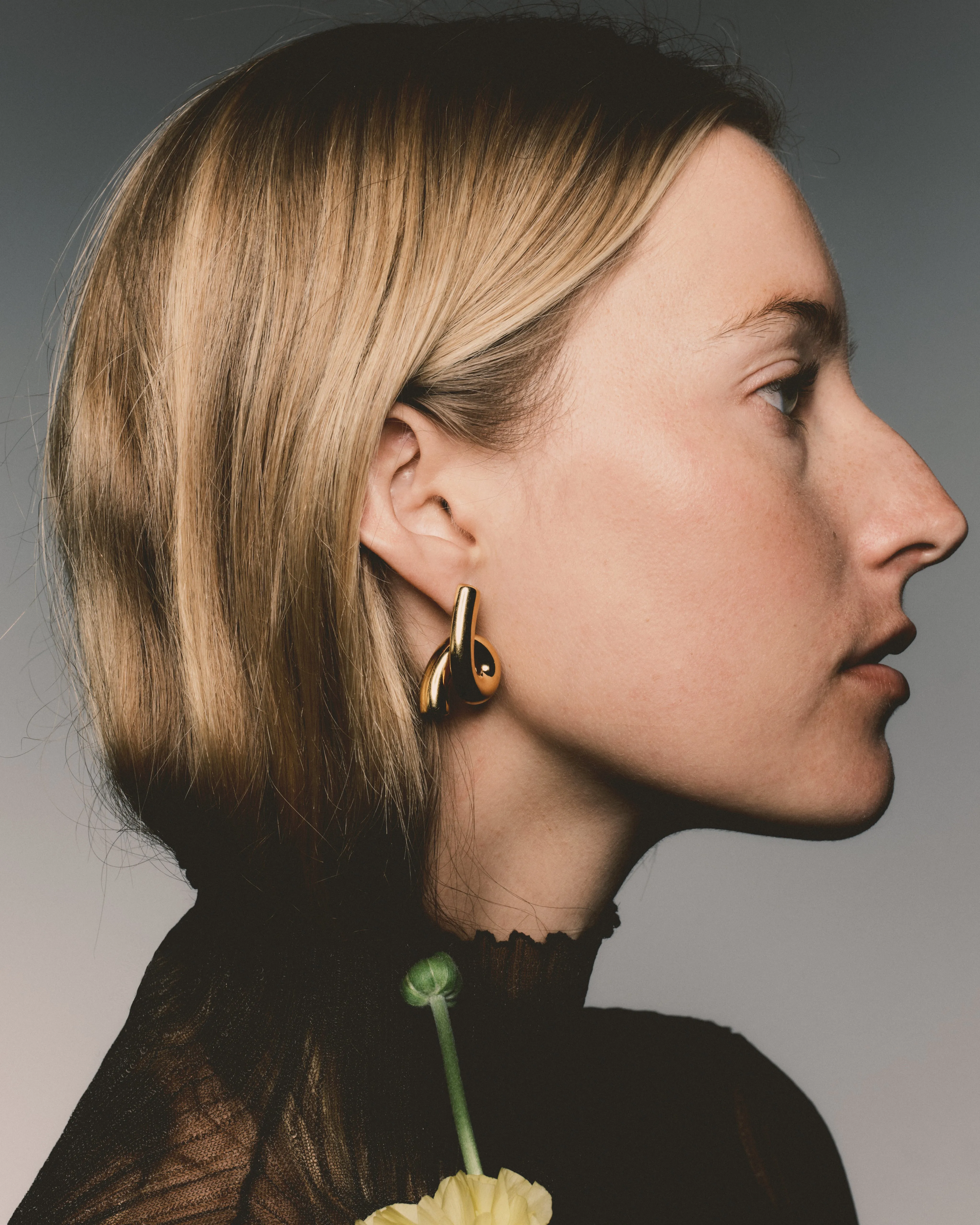 Aubrey Swirl Earrings 14K Recycled Gold Vermeil