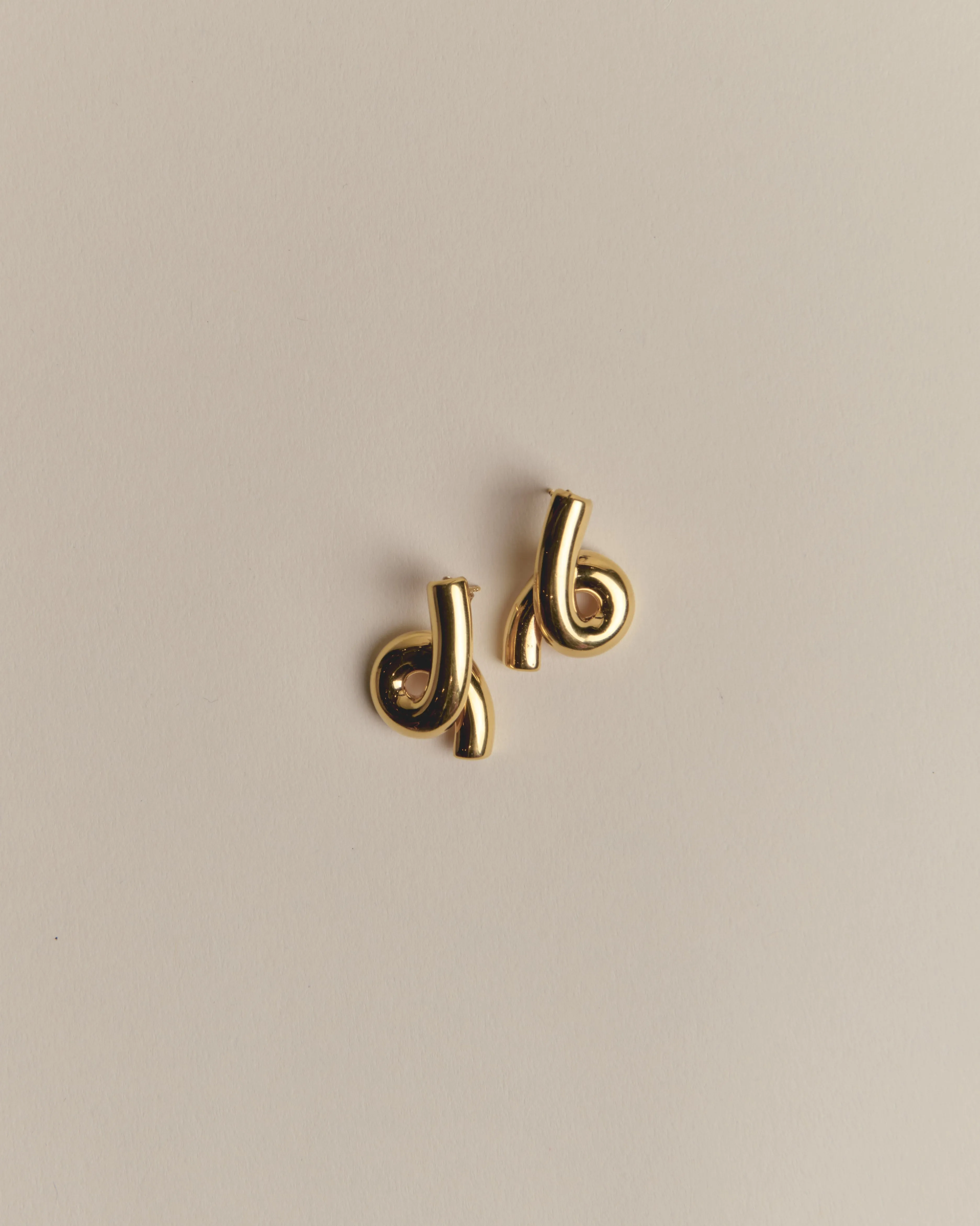 Aubrey Swirl Earrings 14K Recycled Gold Vermeil