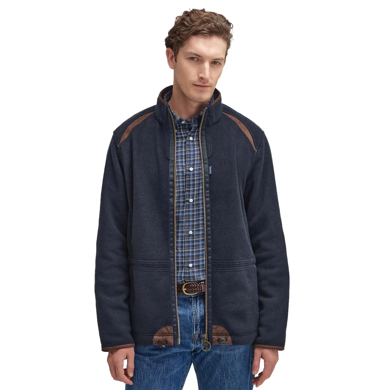 Barbour Langdale Fleece Jacket Navy