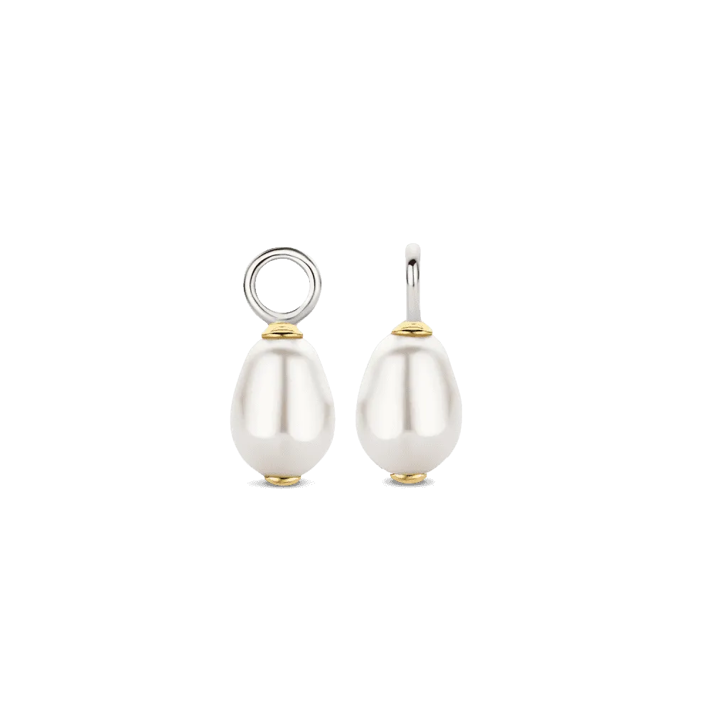 Baroque Pearl Earcharms - Gold - 9249PW
