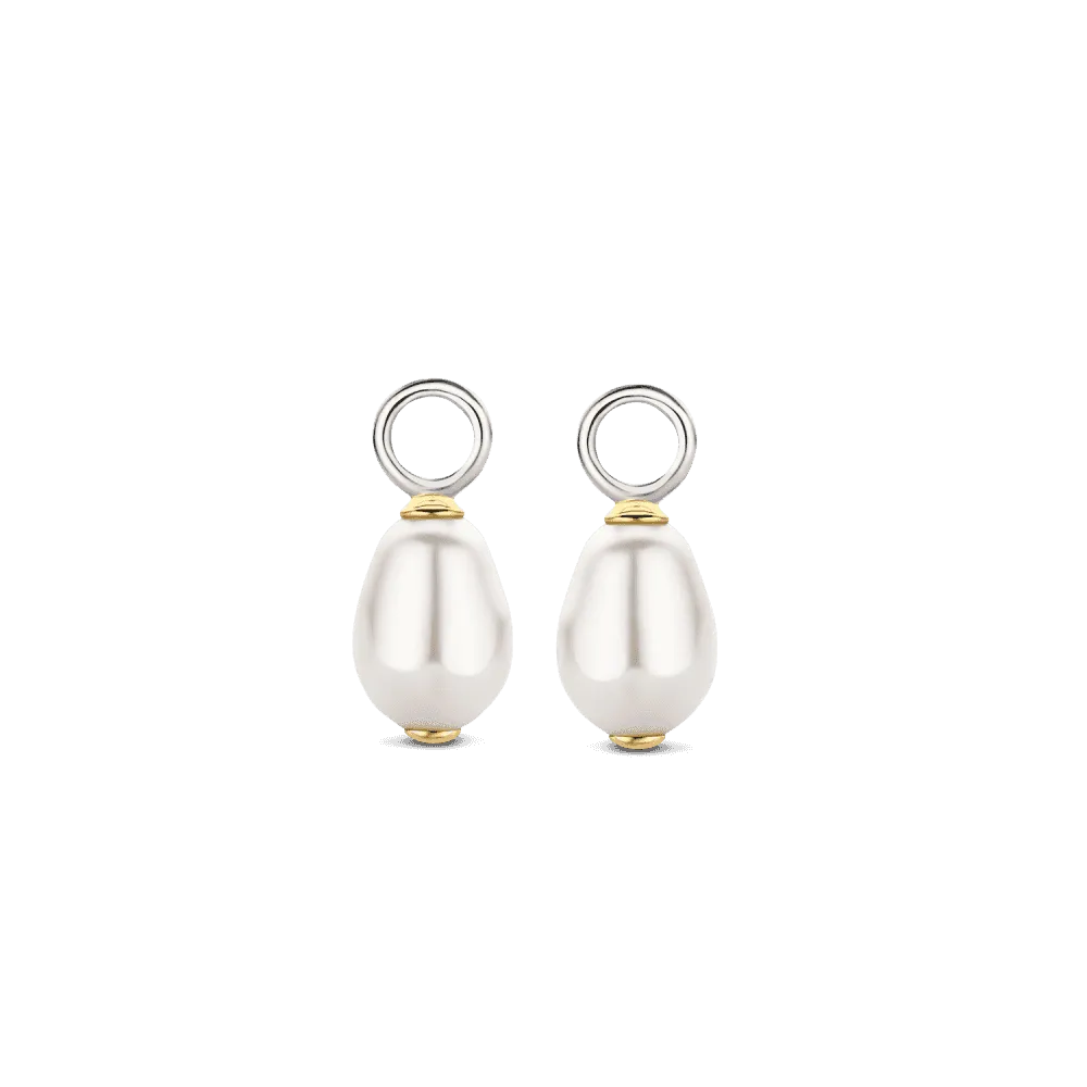 Baroque Pearl Earcharms - Gold - 9249PW