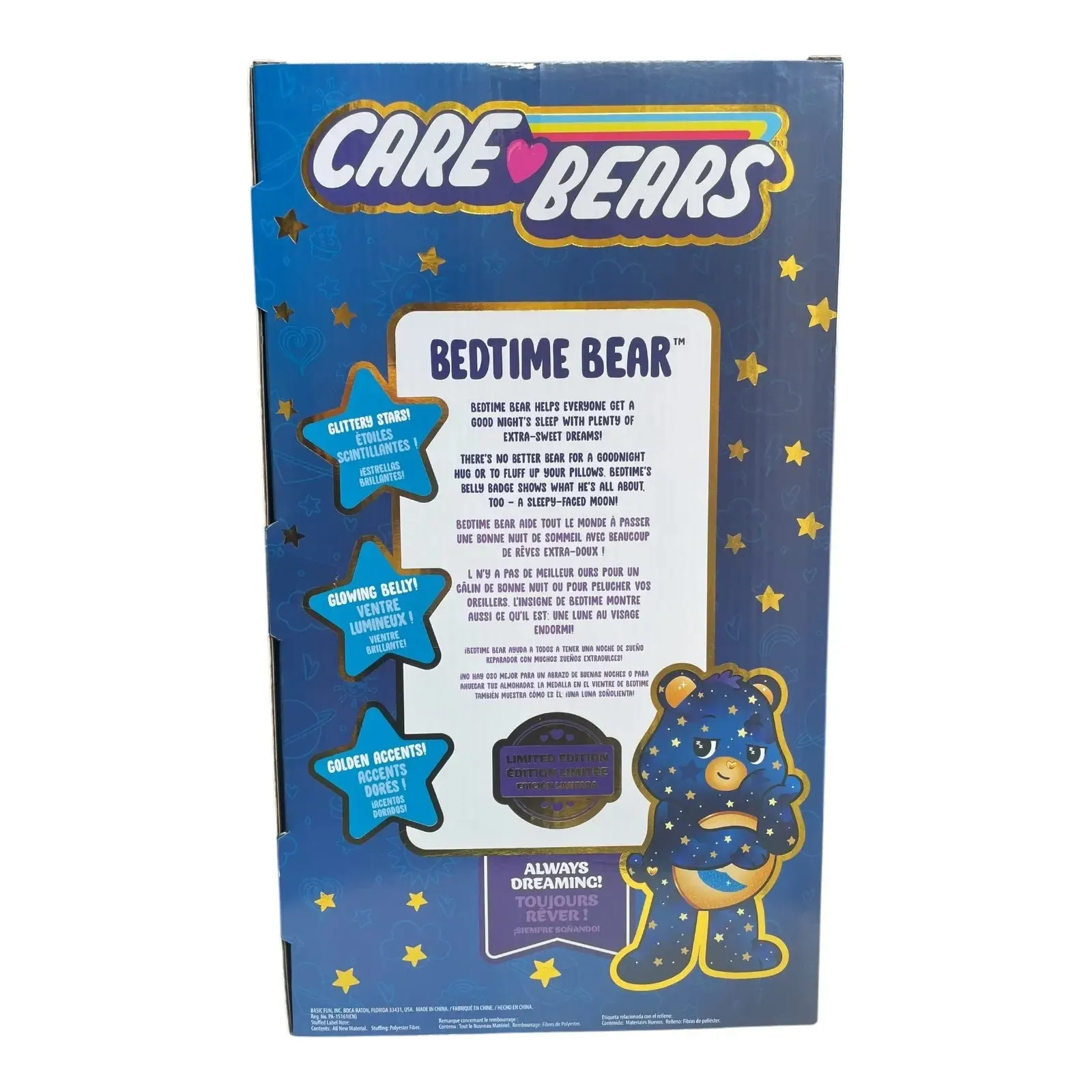 Care Bears Glowing Belly Bedtime Bear Plush