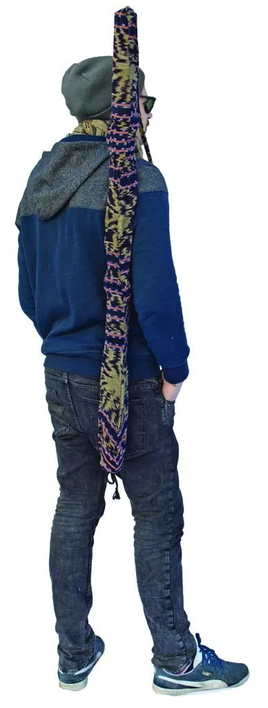 Didgeridoo Bamboo painted 47" long with bag