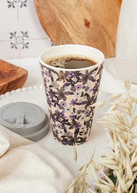 Floral Bouquet Cafe Yo - Bamboo Reusable Cup