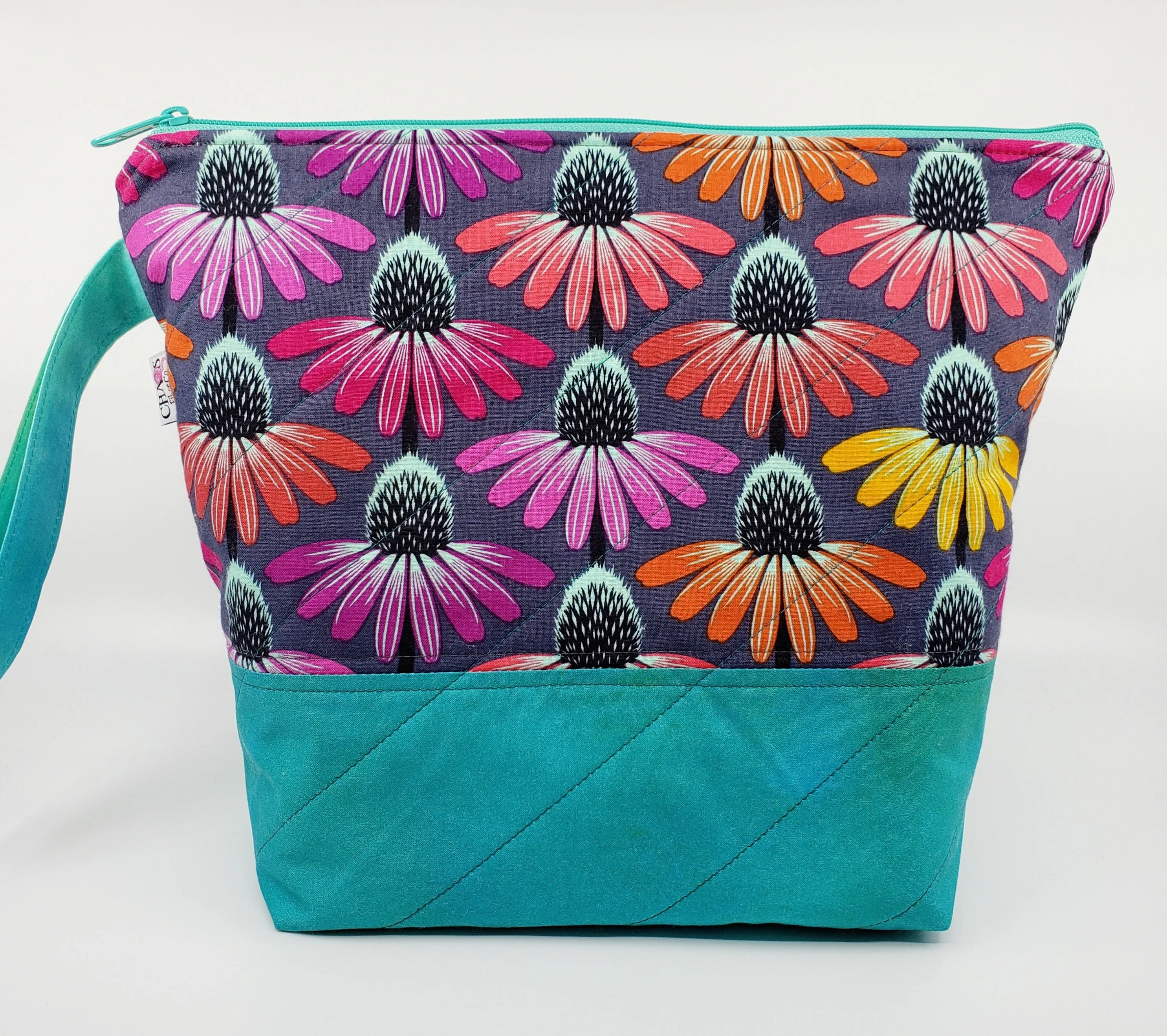 Glowing Coneflowers - Project Bag - Medium