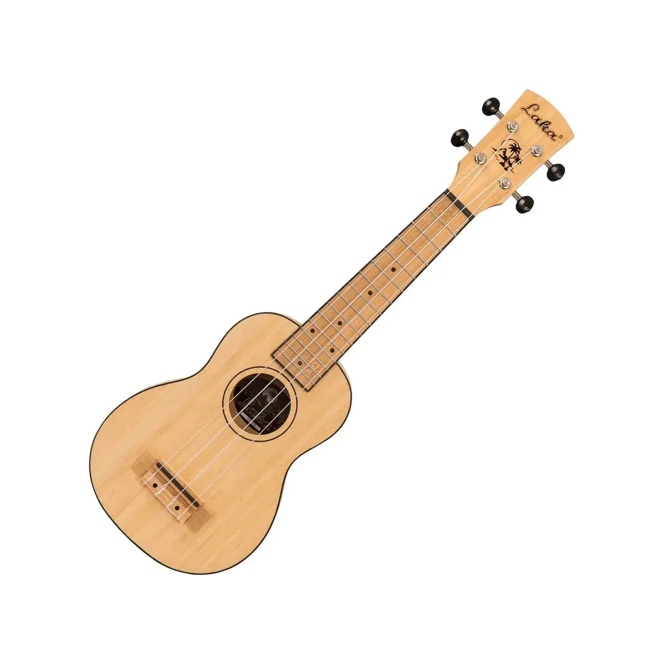 Laka Bamboo Series Ukulele & Carry Bag ~ Soprano