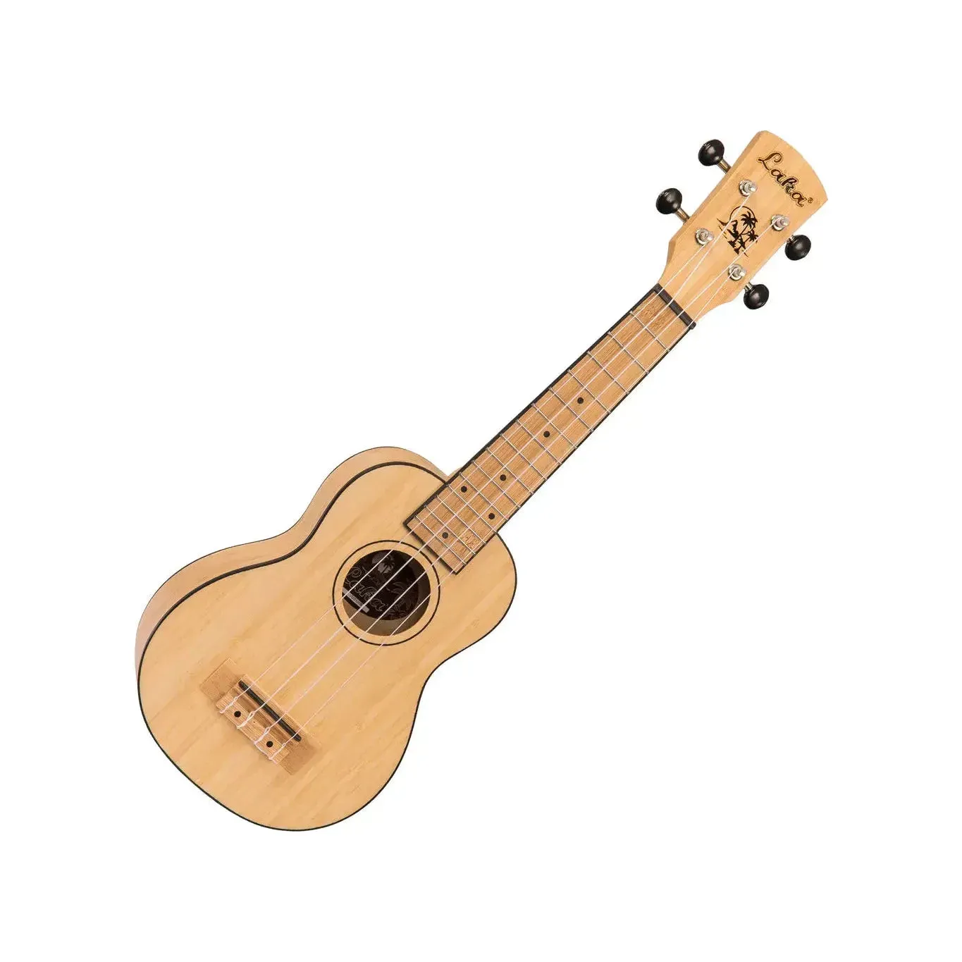 Laka Bamboo Series Ukulele & Carry Bag ~ Soprano