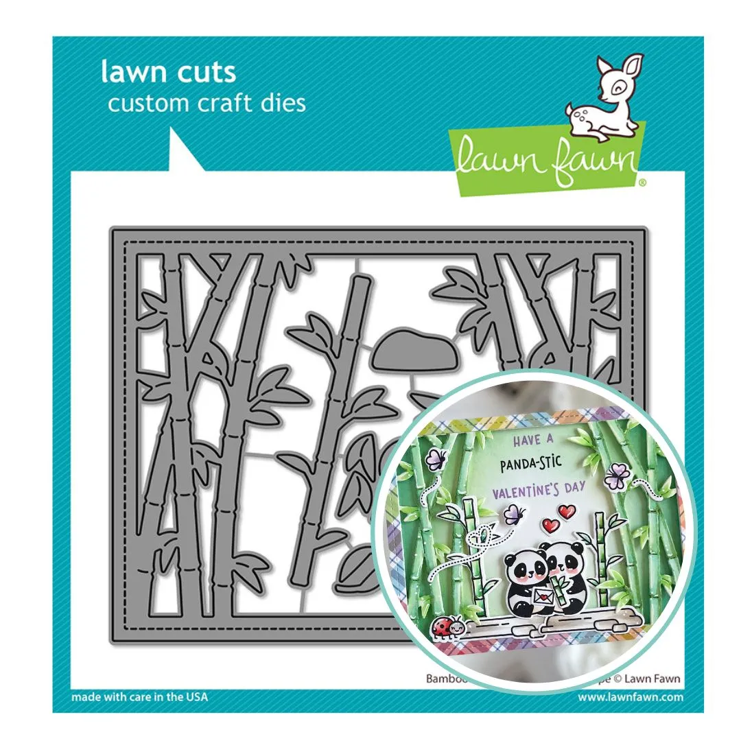 LAWN FAWN: Backdrop | Bamboo Forest | Landscape | Lawn Cuts Die