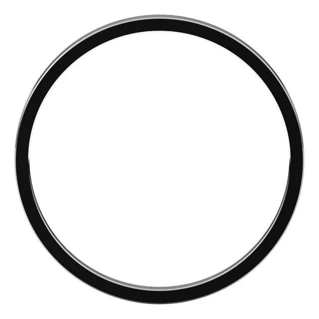 Sterling Silver Flat Ultra-Light Wedding Band, 1.5 mm Wide