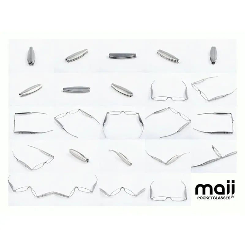 Ultra Light Titanium Material Screwless Foldable Reading Glasses
