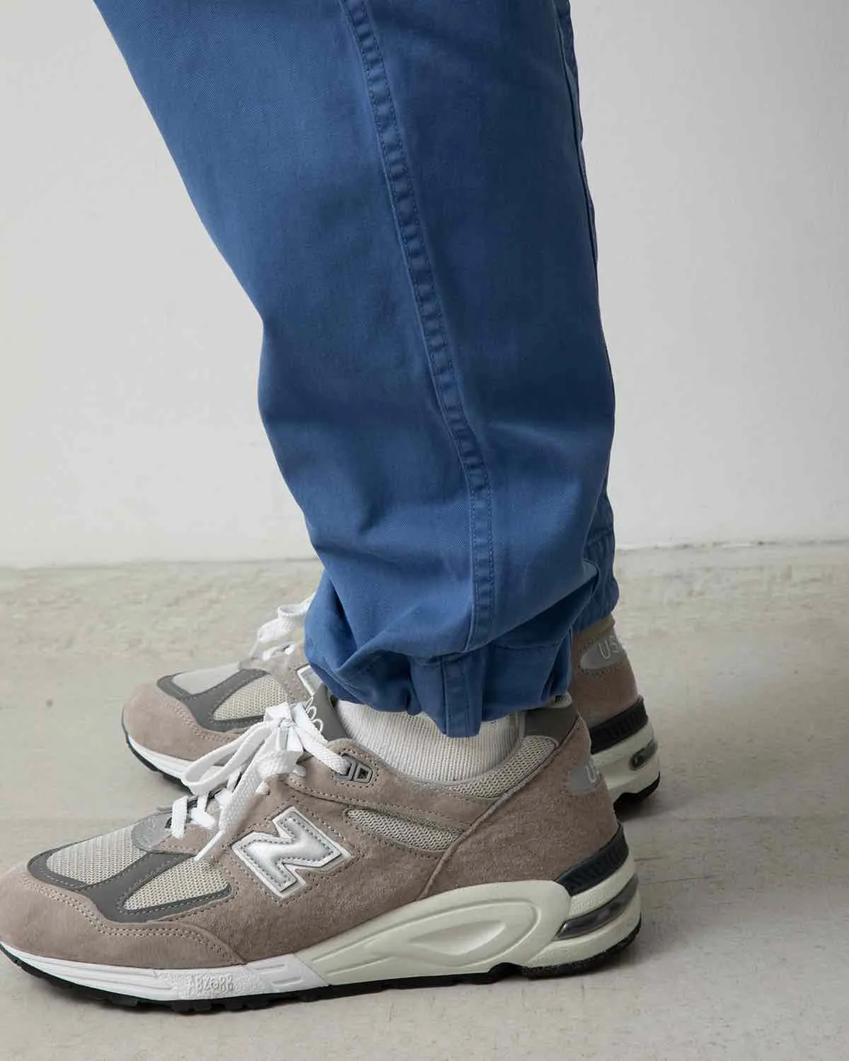 VINTAGE CHINO TUCK PANTS OVERDYED